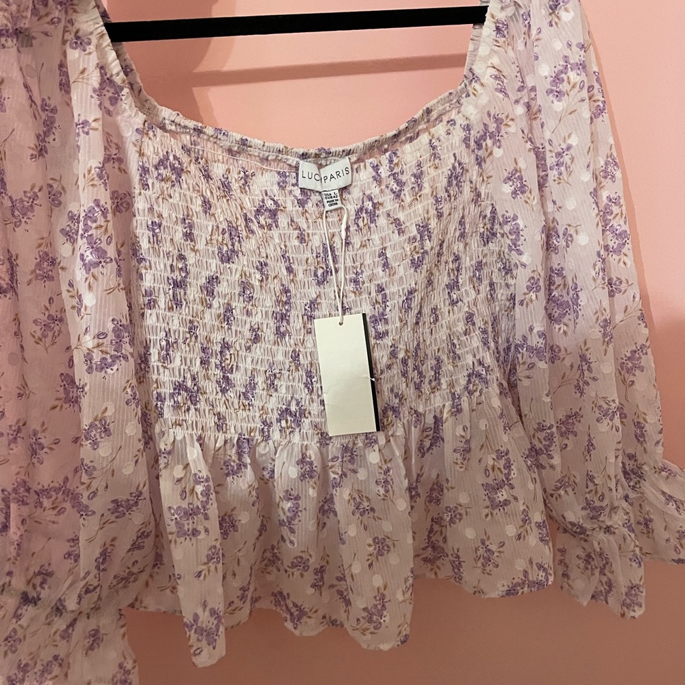 Spring floral top